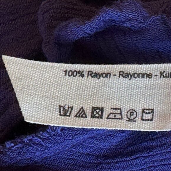 Free People Strappy Maxi Dress Bring on the Heat Gauze Wrap Skirt Purple Size S - Picture 15 of 15